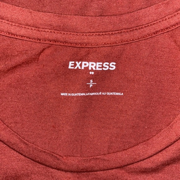 EXPRESS workout activewear tank top red in women’s size small - Picture 8 of 9